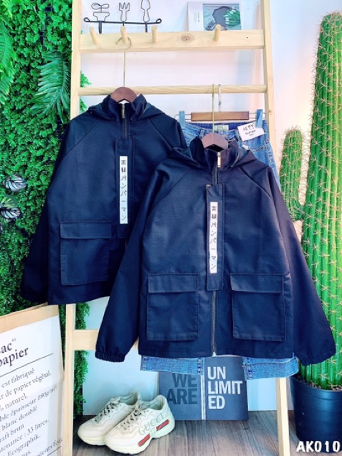 🌈𝐆𝐈𝐀́ 𝐗𝐔̛𝐎̛̉𝐍𝐆💢010 Áo Khoác Kaki - Couple / Lẻ OK - Bomber Jacket Unisex Hàn Quốc Hottrend | BigBuy360 - bigbuy360.vn