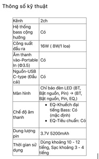 Loa bluetooth LG XBOOM PK3