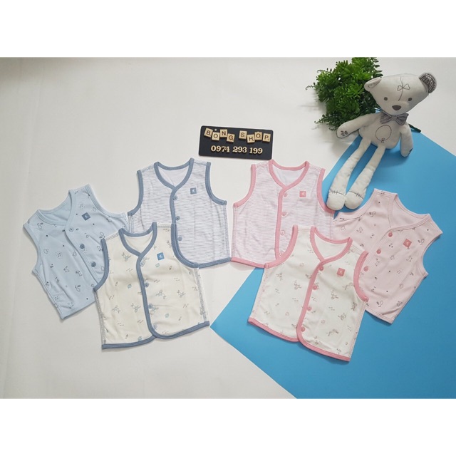 Áo gile cotton 2 lớp Miomio bé trai/ bé gái