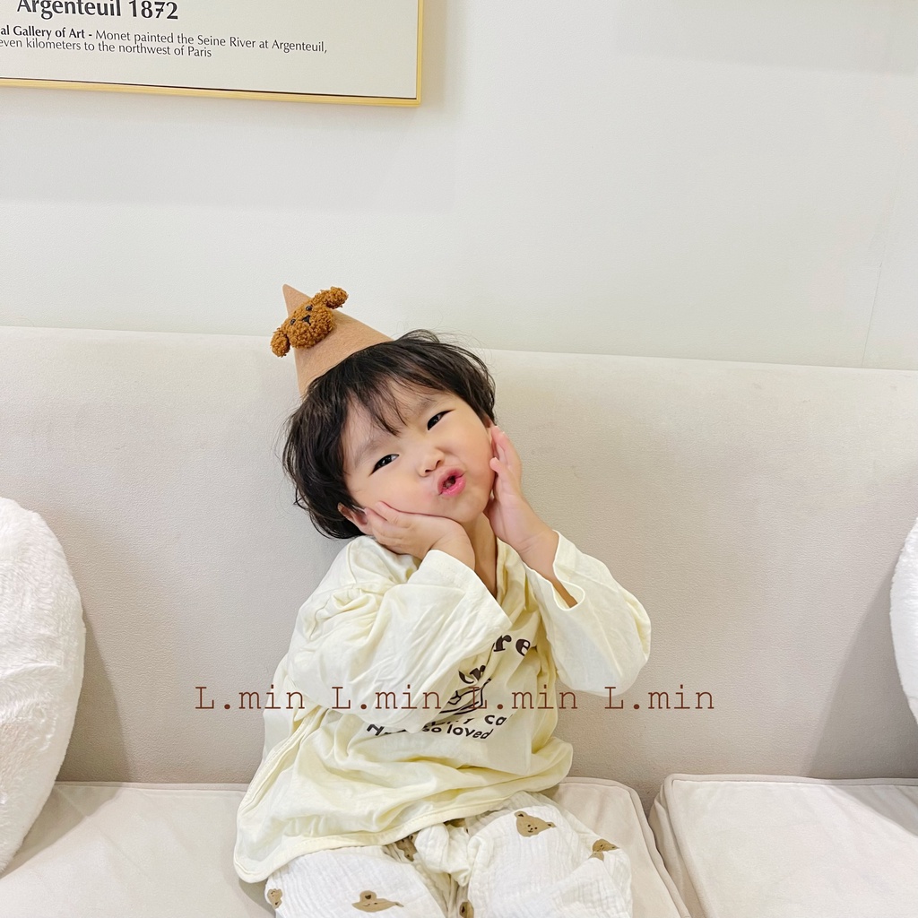 Nón party cho bé Brown bear