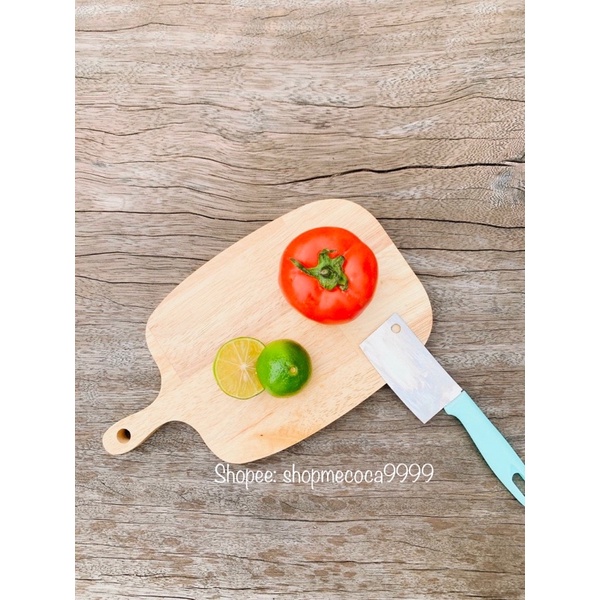 Thớt gỗ trang trí, chế biến đồ ăn dặm cho bé