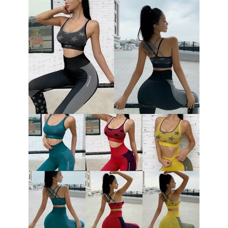 SET BRA DỆT MÃ 141 GYM, THỂ THAO, YOGA