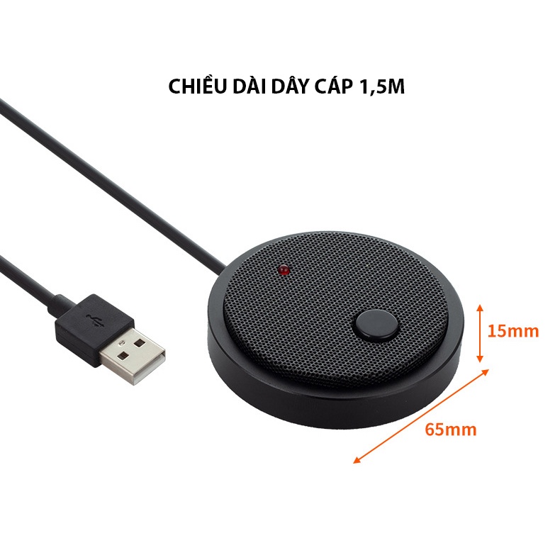 Micro Hội Nghị Đa Hướng Đầu Cắm USB M17, Dùng Cho Các Cuộc Họp, Dạy Và Học Trực Tuyến