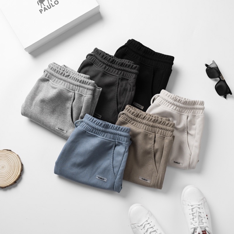 Quần Short Nam Tổ Ong Unisex Form Rộng Thoải Mái Cao Cấp Thoáng Mát, Dày Dặn Không Xù Lông Dễ Phối Đồ