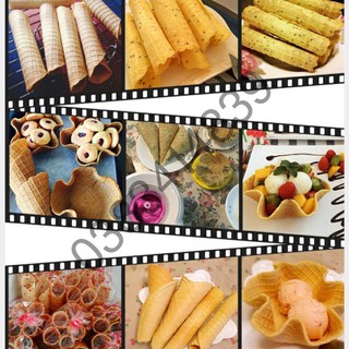 Máy làm bánh ốc quế, vỏ ốc quế