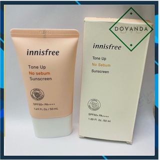 Kem chống nắng Innisfree Tone Up No Sebum Sunscreem 50ml độ chống nắng SPF 50++ PA++++ chống nắng,nâng tone