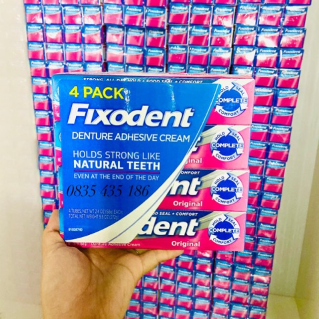 [Hàng về] KEO DÁN RĂNG FIXODENT 68g USA