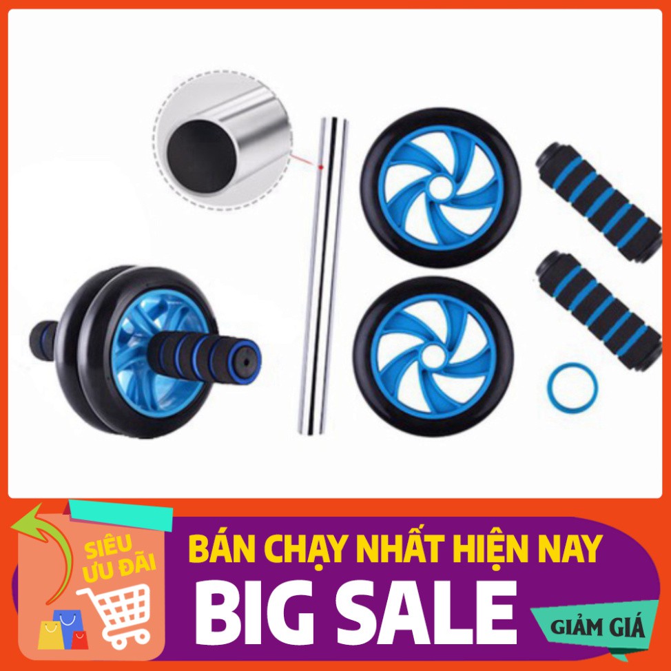 [FREE SHIP] 💥[Tăng Cơ-Tiêu Mỡ]💥Máy tập cơ bụng bánh xe Con Lăn AB - Dụng Cụ Tập GYM SIÊU HOT 💥BẢO HÀNH 3 THÁNG💥