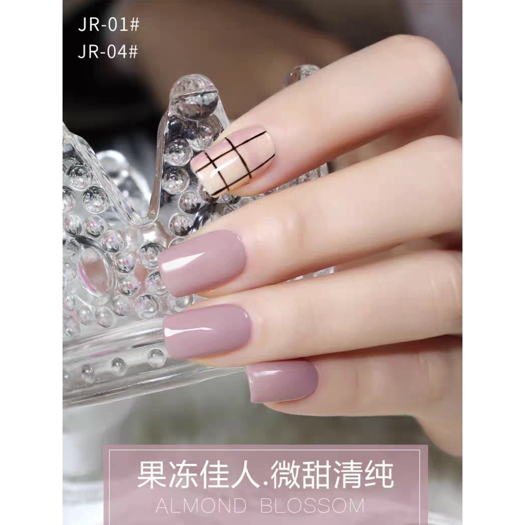 Sơn Gel AS mã JR màu nude chai 15ml - manh219