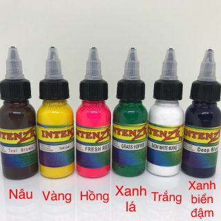 Mực xăm hình  intenze 30ml
