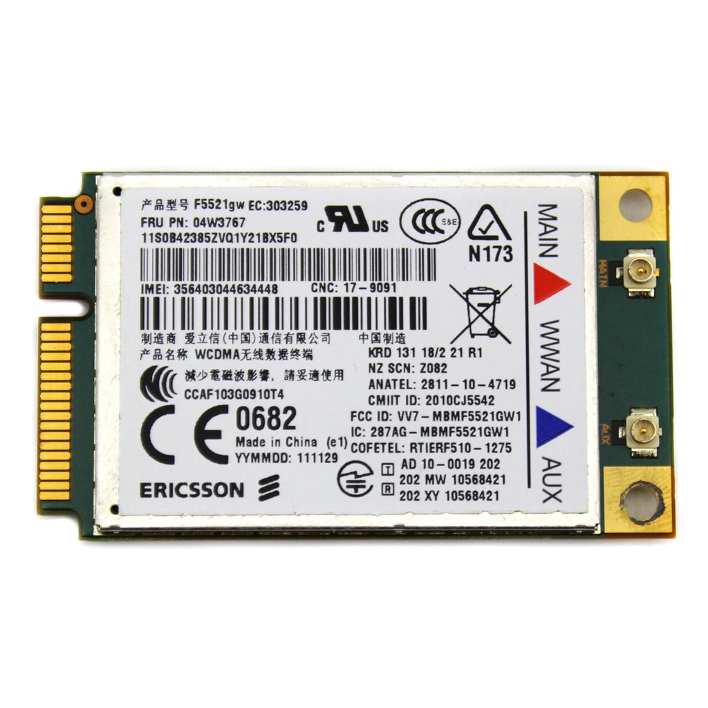 Card WWAN 3G F5521GW dùng cho Lenovo Thinkpad W520,T520,T420,X220