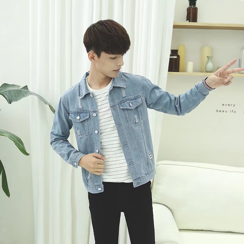 longngam68 - 086/ áo bò jean Nam Nữ Quảng Châu(Size S - XXL ) -Hàng nhập khẩu