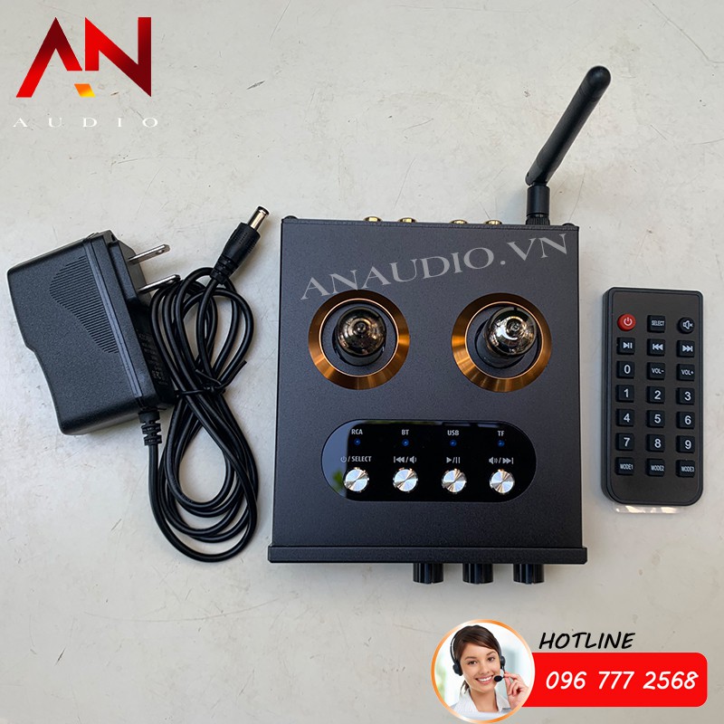 Pre Đèn SUCA-AUDIO TUBE M1 - Đọc USB/ Thẻ Nhớ/ Bluetooth 5.0/ Điều Khiển Từ Xa