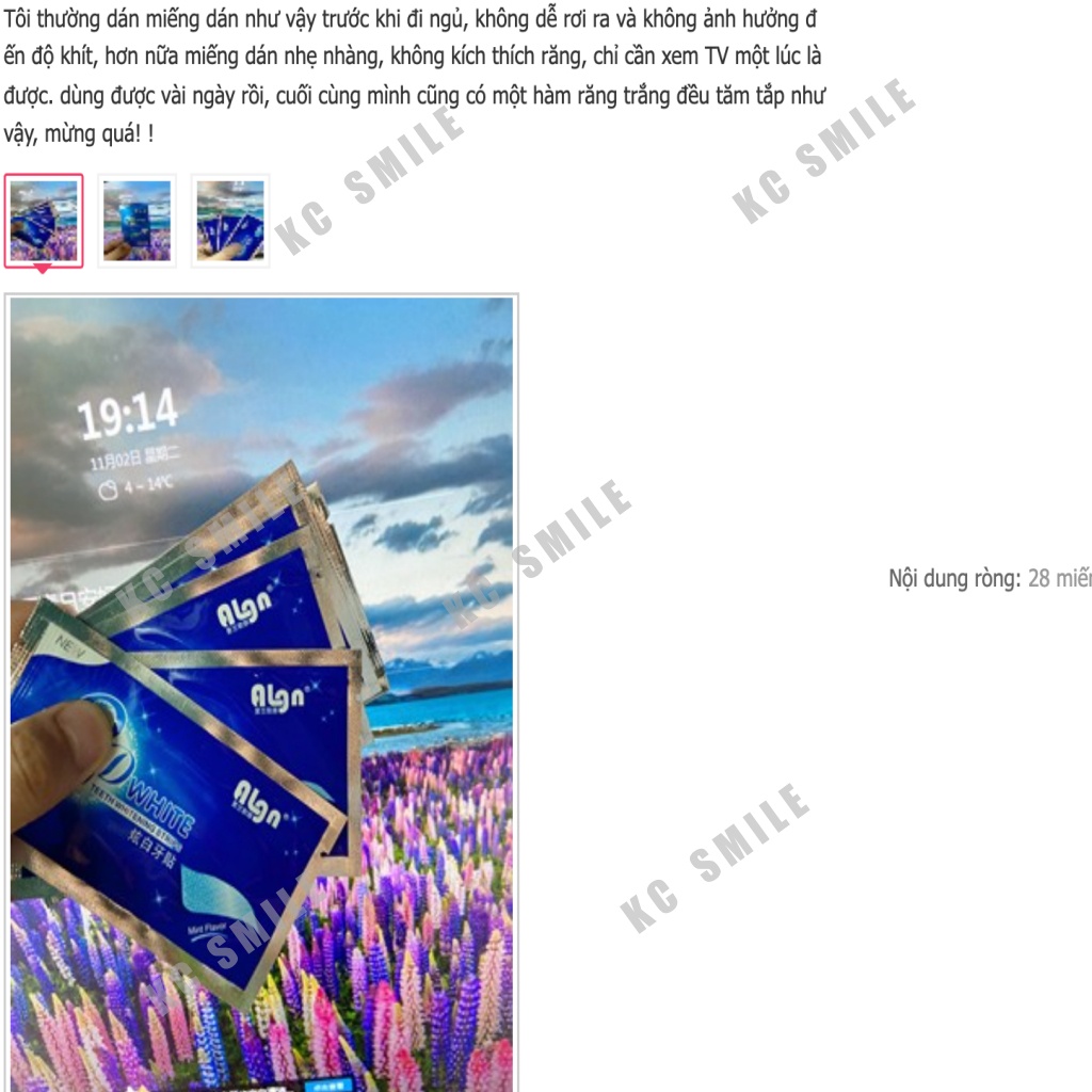 Miếng Dán Trắng Răng 8D White Teeth Whitening Strips - Trắng Răng Hiệu Quả Giá Rẻ  (BEST SELLER)