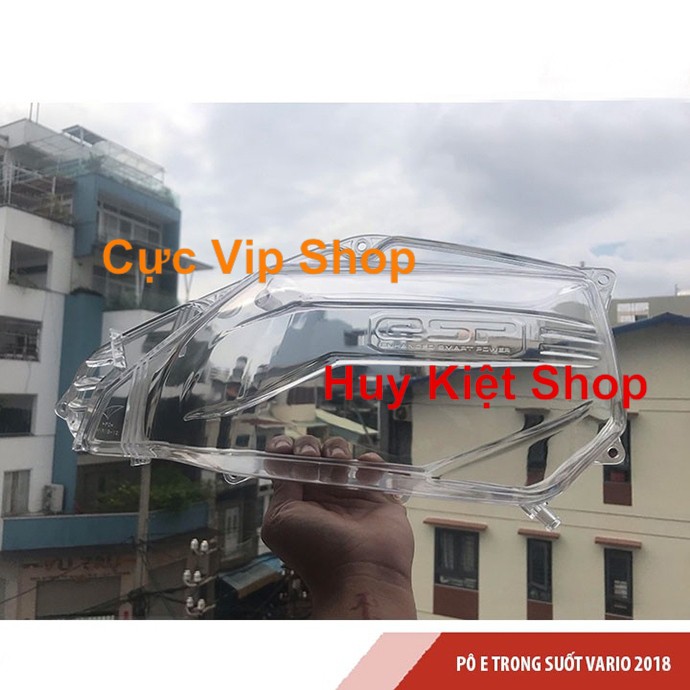 Ốp Pô E Trong Suốt Vario/Click 2018 - 2019 (150cc) MS1546