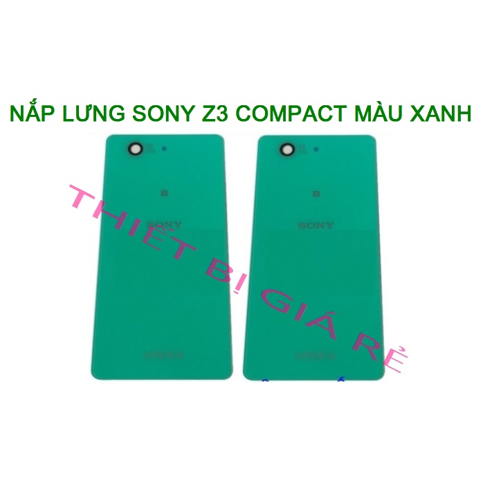 NẮP LƯNG SONY Z3 COMPACT MÀU XANH
