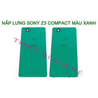 Nắp lưng sony z3 compact màu xanh