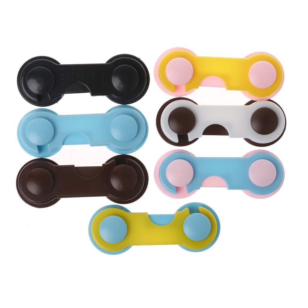 Set 4 khóa cửa tủ bằng nhựa bảo vệ an toàn cho bé