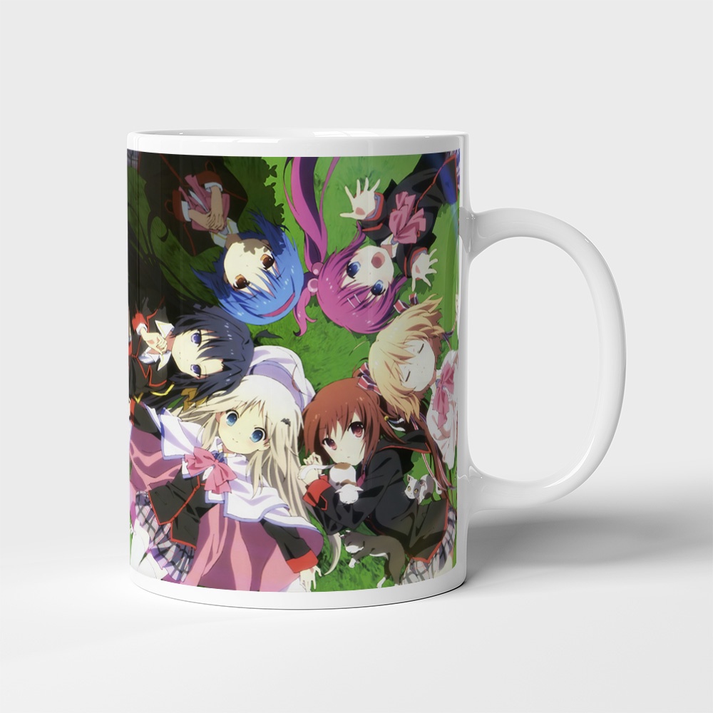 Cốc uống nước Anime, ly in hình LITTLE BUSTERS - Mẫu 1. Nhận in theo yêu cầu