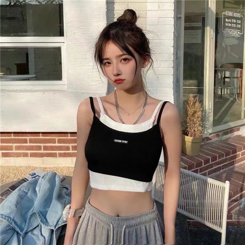 Áo Bra Tập Gym Cotton - Bra 2 Dây Len Tăm - Áo Ngực Không Gọng  B7711