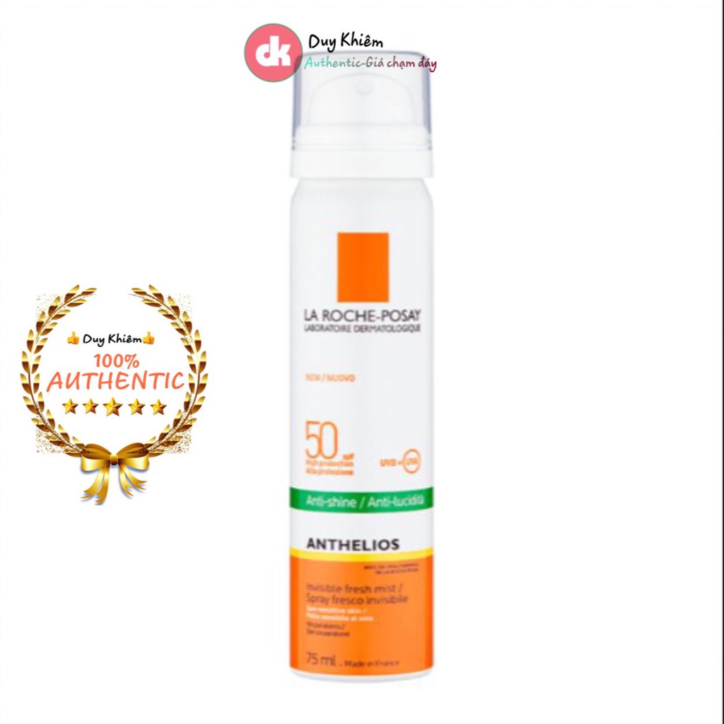 Kem Chống Nắng Dạng Xịt La Roche-Posay Anthelios Invisible Fresh Mist SPF 50 75ml | BigBuy360 - bigbuy360.vn