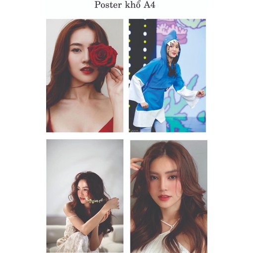 Poster dán Hình Lan Ngọc set 4 ảnh
