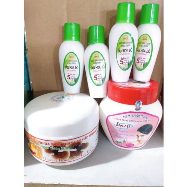 CÔNG THỨC KEM BODY SIÊU TRẮNG - SIÊU THƠM ( 6 món như hình )