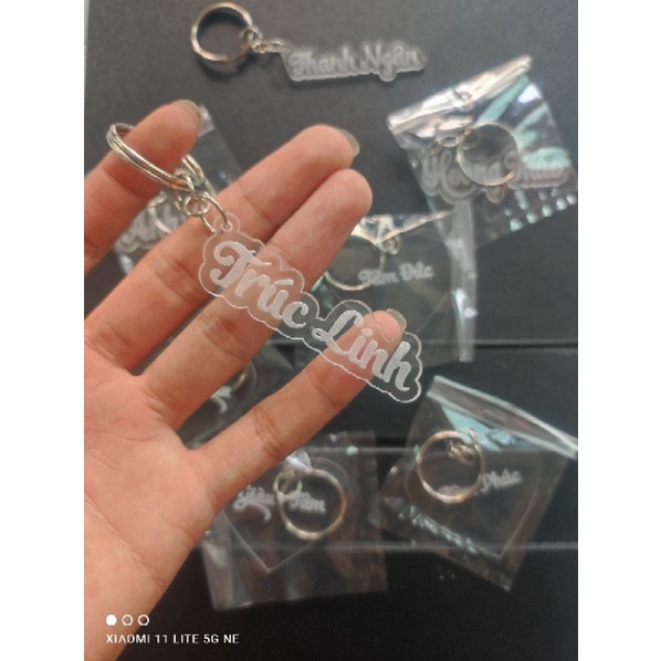 Móc Khoá Khắc Tên