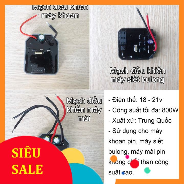 Mạch Điều Khiển Động Cơ Máy Mài,Máy Khoan Máy Siết Bulong