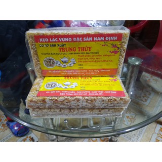 Kẹo lạc ngon ❤️FREESHIP❤️ Đặc Sản Nam Định / Kẹo lạc vừng nhà làm gia truyền Nam Định gói 200g - Loại 1