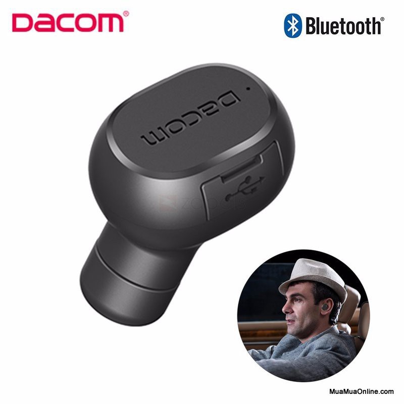 Tai nghe bluetooth Dacom K007 chính hãng siêu nhỏ pin trâu