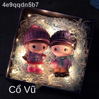 ♨♛✎Cặp đôi búp bê tỏ tình gửi quà nhân ngày bạn trai bất ngờ lãng mạn Ngày lễ tình nhân Ngày lễ tình nhân của cô gái Tan