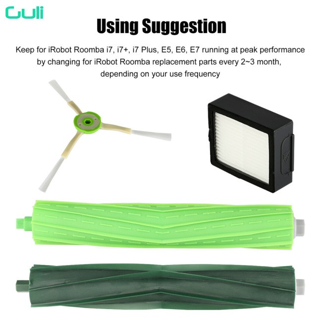 Set 10 Phụ Kiện Thay Thế Cho Robot Hút Bụi Irobot Roomba I7 E5 E6 I Series | BigBuy360 - bigbuy360.vn