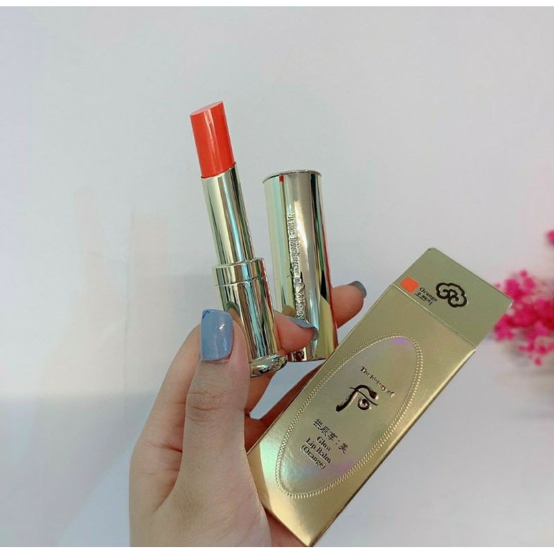 Son Siêu Dưỡng Môi Cao Cấp Giảm Khô Và Thâm Môi Whoo Mi Glow Lip Balm SPF10 3.3g