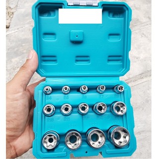 BỘ 14 ĐẦU TUÝP LOẠI E TOTAL THKTETS0114 [CHÍNH HÃNG] BỘ TUÝP TOTAL RẺ