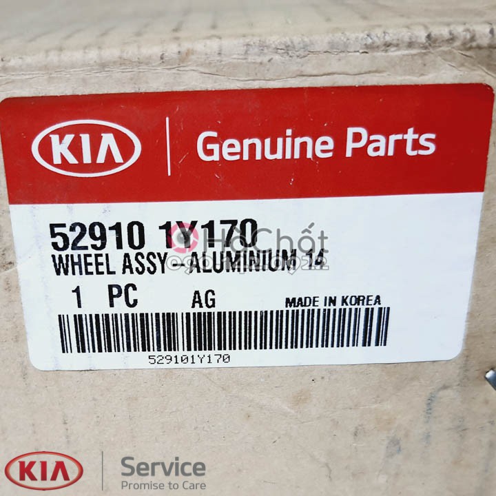 Lazang Đúc KIA MORNING 🚘 chính hãng, hợp kim nhôm, nhập khẩu Hàn Quốc