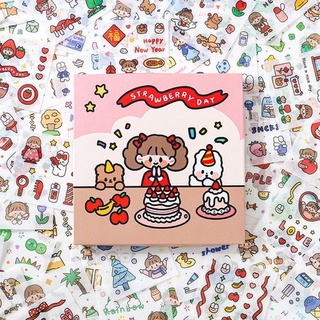 Set 100 Miếng Dán Sticker Telado Siêu Dễ Thương - Sticker dán điện thoại, sách vở, hộp bút