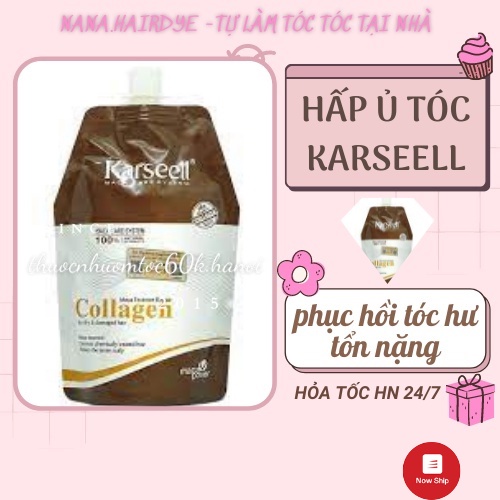 [AUTH] Hấp phục hồi tóc Diva / Karseell Collagen 500ml