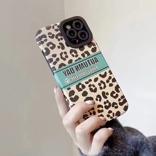 Ốp Điện Thoại TPU Mềm Họa Tiết Da Báo Thích Hợp Cho Compatible For IPhone 13 12 11 Pro Max X Xr Xs Max 6 7 8 Plus