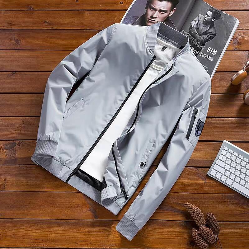 ÁO KHOÁC DÙ NAM BOMBER HAI LỚP PHONG CÁCH HÀN CÓ SIZE LỚN 3XL