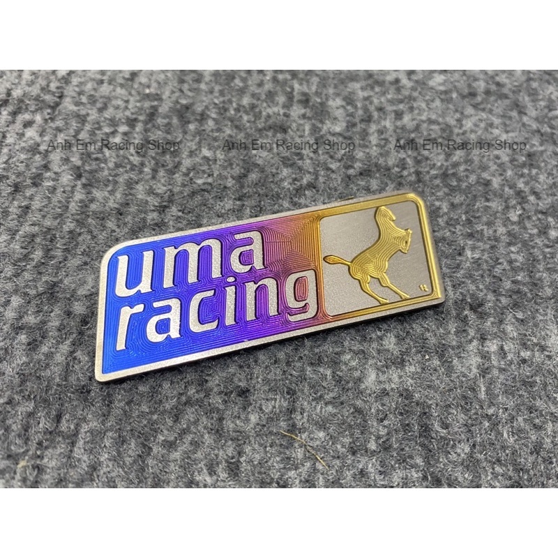 Tem Titan Logo UMA RACING dán trang trí xe máy Titan 100%