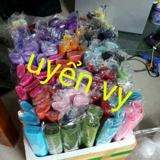 Giấy nhún làm hoa handmade