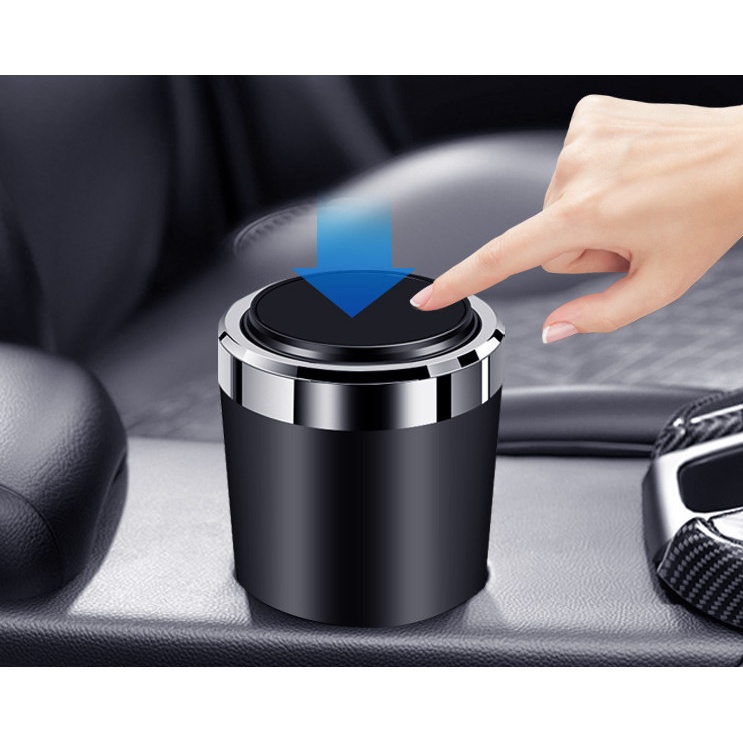 Cốc Gạt Tàn Thuốc Lá Có Đèn LED Trên Xe Hơi Tiện Lợi