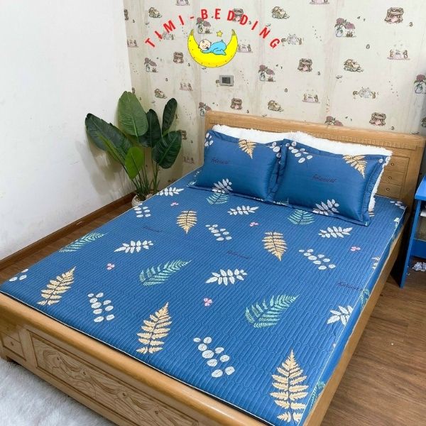 Ga trải giường trần bông – Ga trần bông bọc chun cao cấp, dày đặn, ấm áp – Timibedding