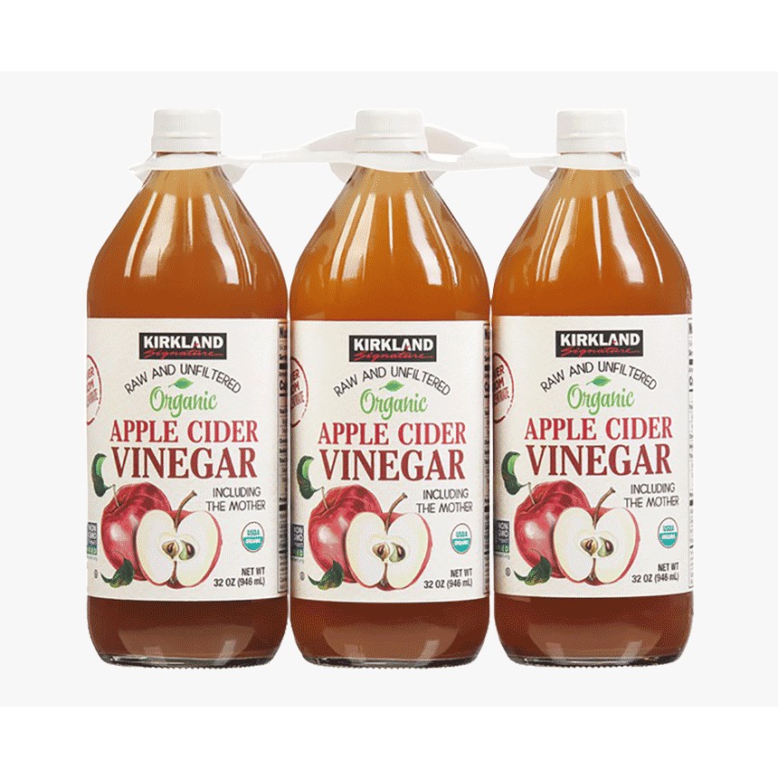 Giấm Táo Hữu Cơ Kirkland Signature Organic Apple Cider Vinegar 946ml Hỗ Trợ Giảm Cân Giúp Da Khỏe Đẹp (CHUẨN USA)