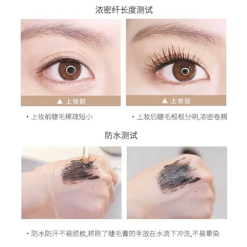 [Hàng mới về] Mascara Biya lâu trôi chống thấm nước không nhòe chuốt dày và cong mi cao cấp