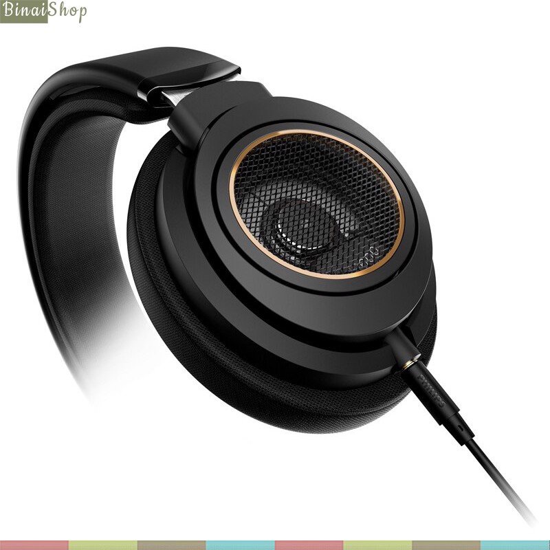 Philips SHP9600 - Tai Nghe Nhạc Hi-Fi Cao Cấp, Màng Loa Lớn 50mm, Thiết Kế Open-Back Cho Kiểm Âm, Làm Nhạc