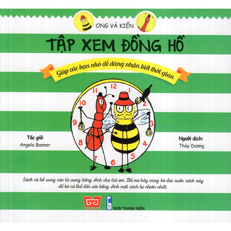 Sách - Ong và Kiến 5 - Tập xem đồng hồ