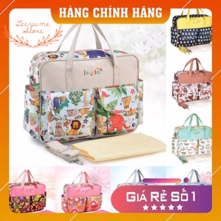 Túi bỉm sữa mẹ và bé cao cấp insular - túi xách đa năng phong cách hàn quốc