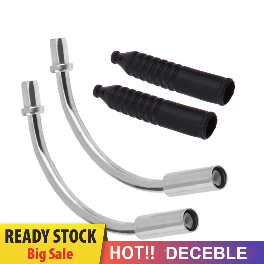 Set 2 ống bẻ cong/ 2 vỏ bọc dây phanh xe đạp leo núi